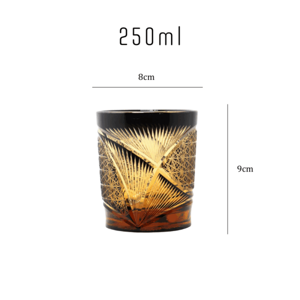 mikazi Fairy Eyes Cut Crystal Whiskey Glass – Japanese Edo Kiriko Inspired Tumbler - Image 5