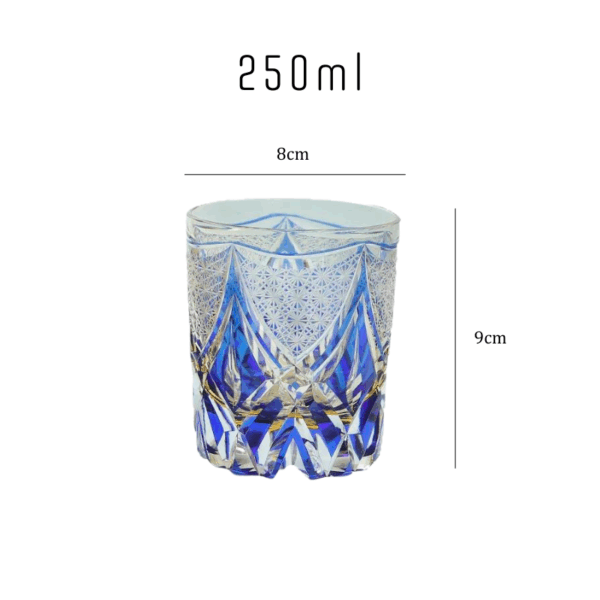 mikazi Spear Cut Crystal Whiskey Glass – Japanese-Inspired Tumbler - Image 9