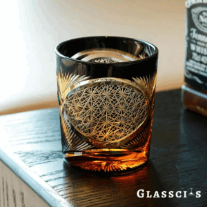 mikazi Fairy Eyes Cut Crystal Whiskey Glass – Japanese Edo Kiriko Inspired Tumbler