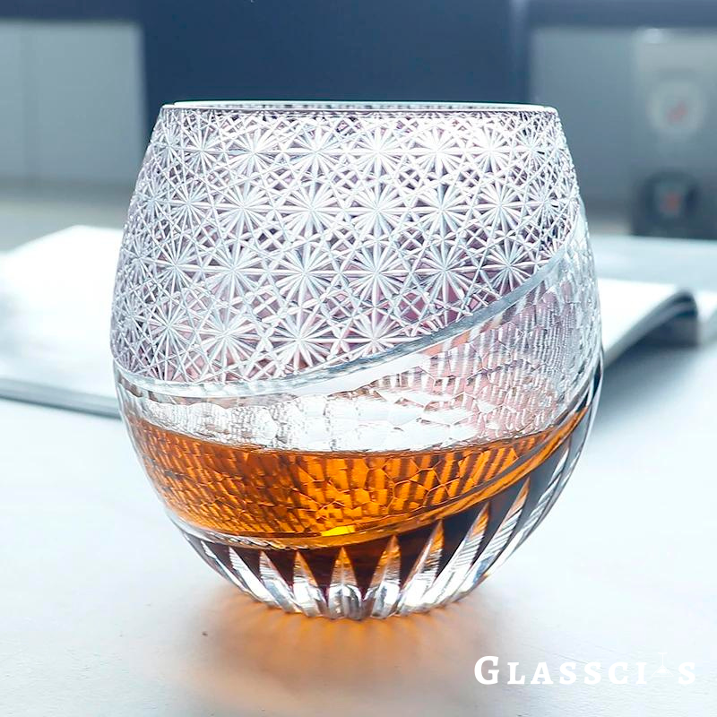 mikazi Iolite Cut Crystal Glass – Japanese Edo Kiriko Inspired Tumbler