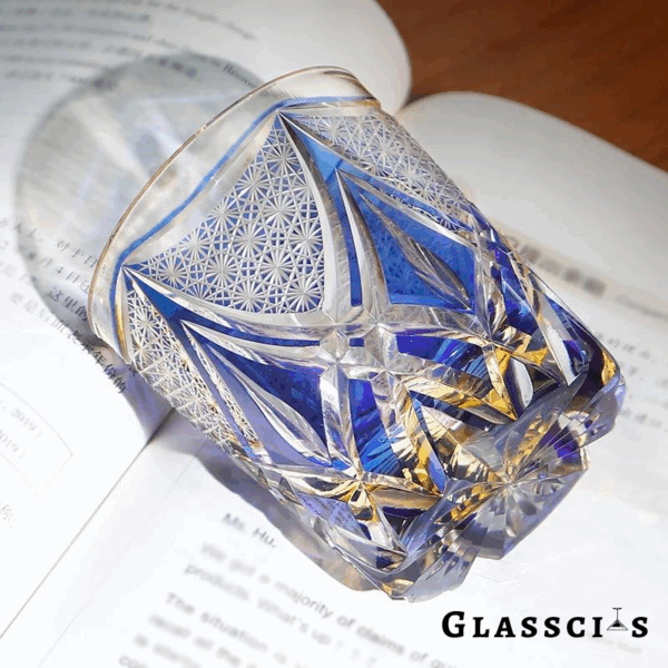 mikazi Spear Cut Crystal Whiskey Glass – Japanese-Inspired Tumbler - Image 4