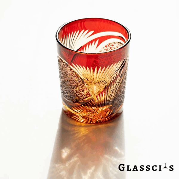 mikazi Fairy Eyes Cut Crystal Whiskey Glass – Japanese Edo Kiriko Inspired Tumbler - Image 9