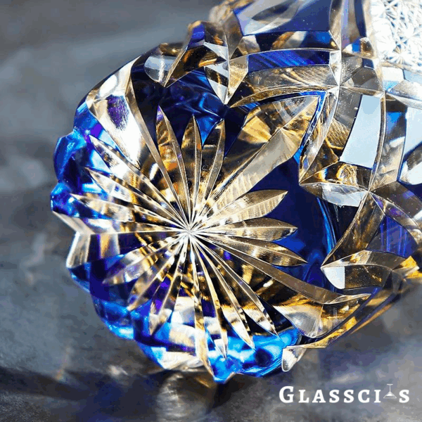 mikazi Spear Cut Crystal Whiskey Glass – Japanese-Inspired Tumbler - Image 5
