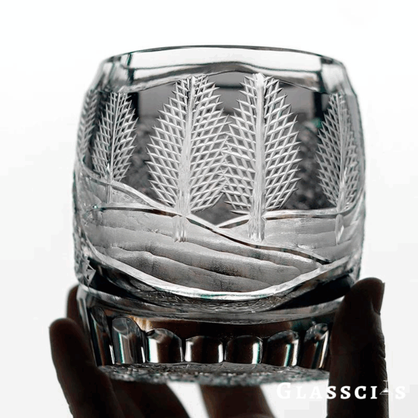 mikazi Winter Forest Edo Kiriko Whiskey Glass – Japanese Crystal Tumbler - Image 5
