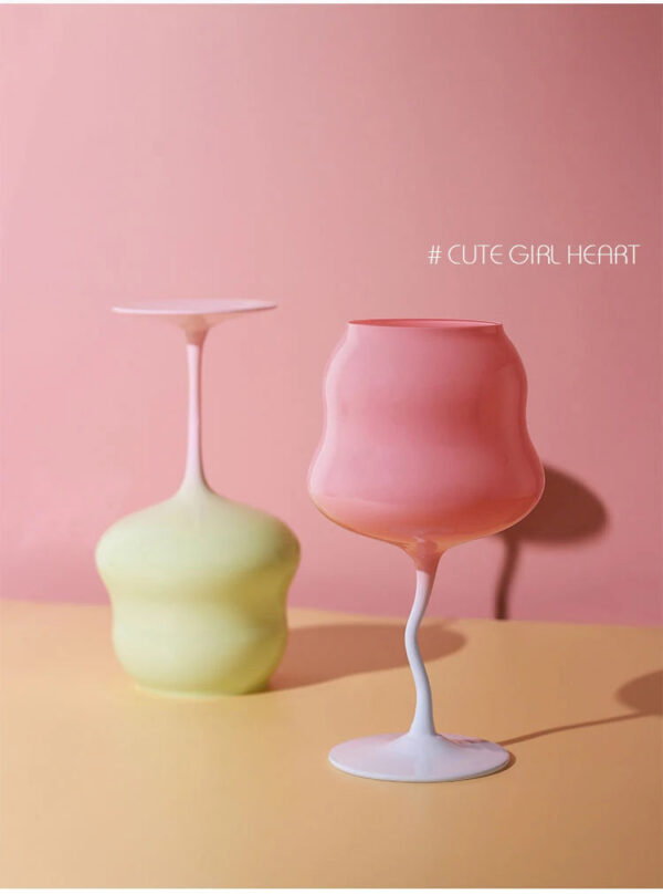 mikazi Creamy Macaron Wine Glass – Pastel-Colored Elegant Goblet - Image 8