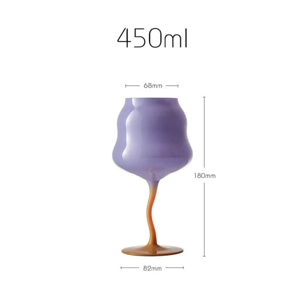mikazi Creamy Macaron Wine Glass – Pastel-Colored Elegant Goblet - Image 15