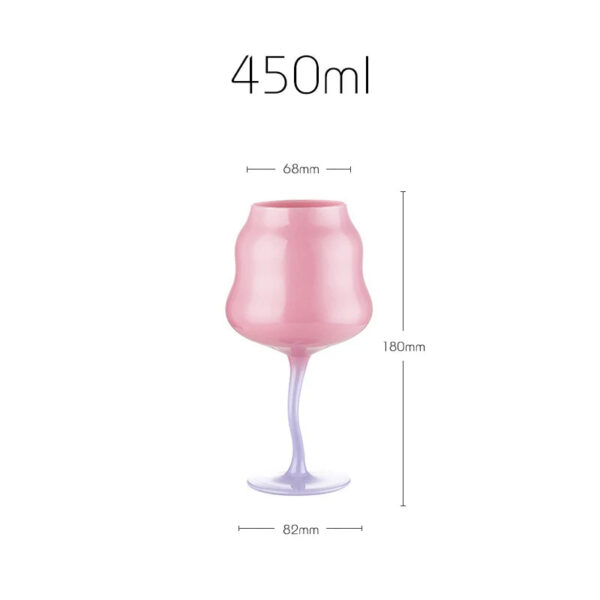 mikazi Creamy Macaron Wine Glass – Pastel-Colored Elegant Goblet - Image 11