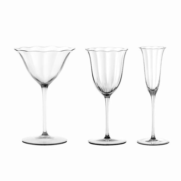 mikazi Vintage Floral Wine Glasses – Set of 2 Elegant Etched Goblets - Image 5