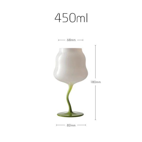 mikazi Creamy Macaron Wine Glass – Pastel-Colored Elegant Goblet - Image 16