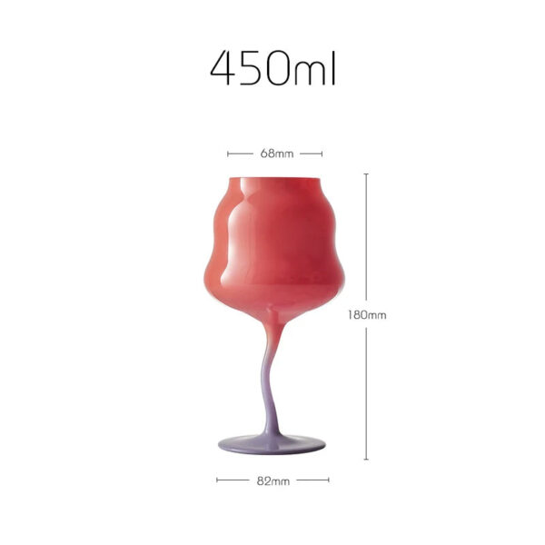 mikazi Creamy Macaron Wine Glass – Pastel-Colored Elegant Goblet - Image 13