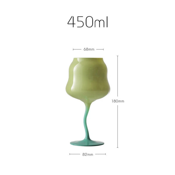 mikazi Creamy Macaron Wine Glass – Pastel-Colored Elegant Goblet - Image 17