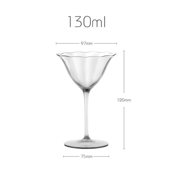 mikazi Vintage Floral Wine Glasses – Set of 2 Elegant Etched Goblets - Image 6