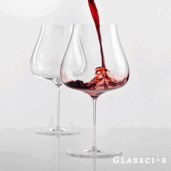 Mikazi Crystal Wine Glasses Set of 2 – Ultra-Thin Elegant Stemware - Image 3